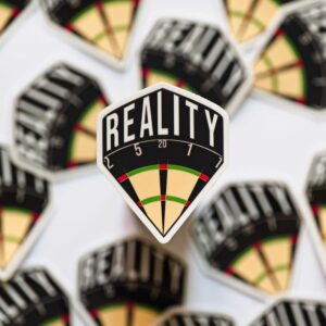 Reality Darts Sticker