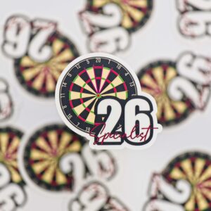 26 Specialist Dart Sticker