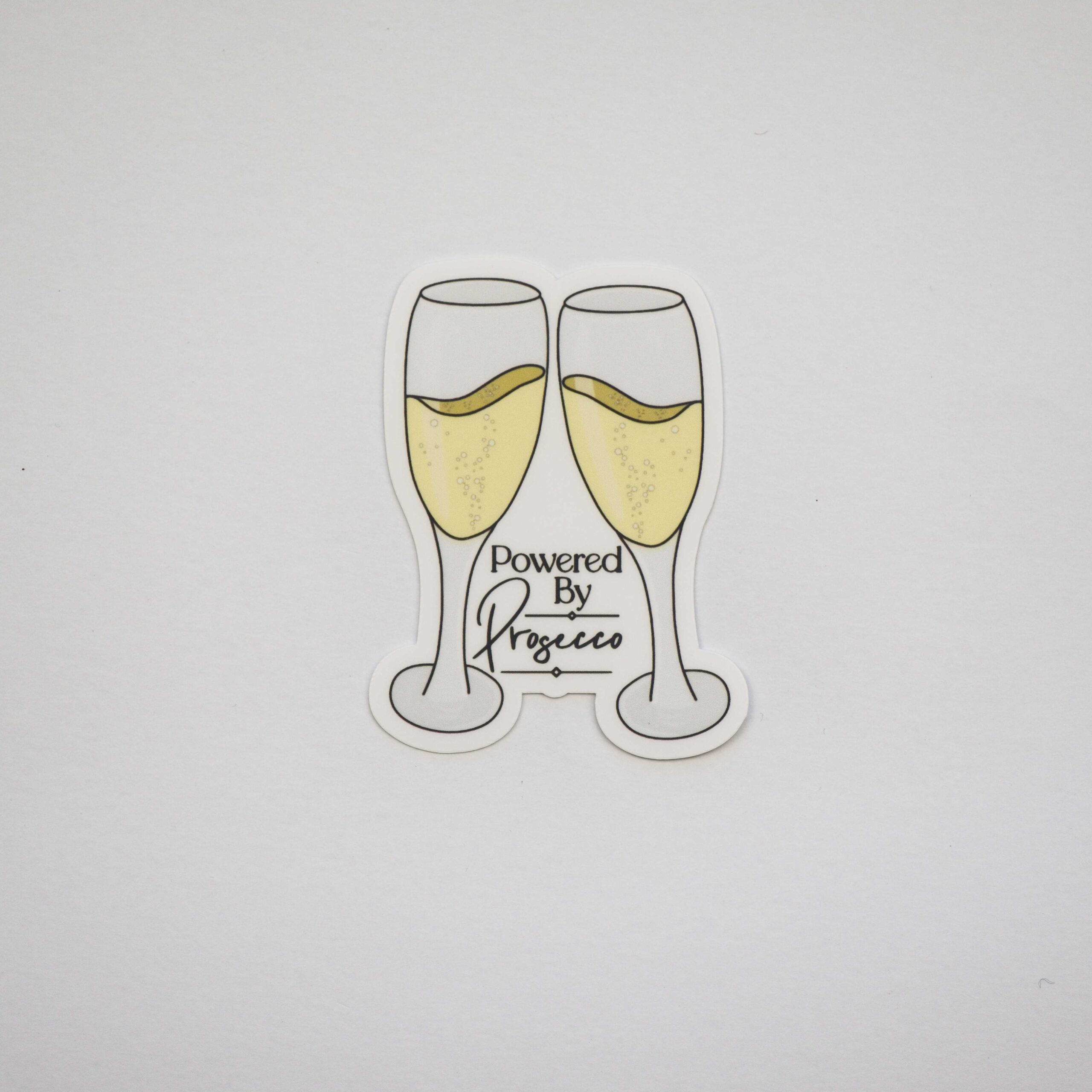 Powered By Prosecco Sticker - Image 5
