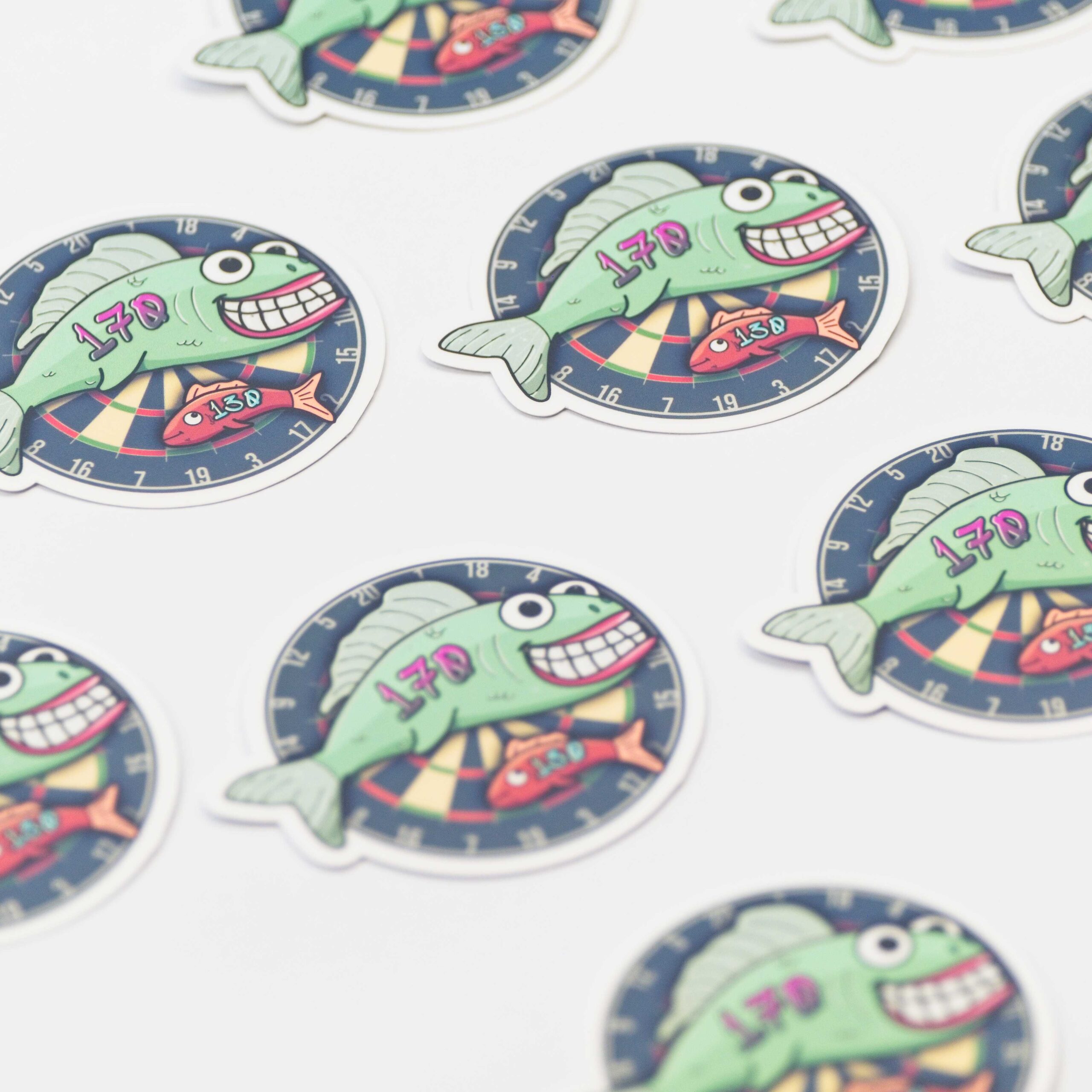 Big Fish Dart Sticker - Image 5