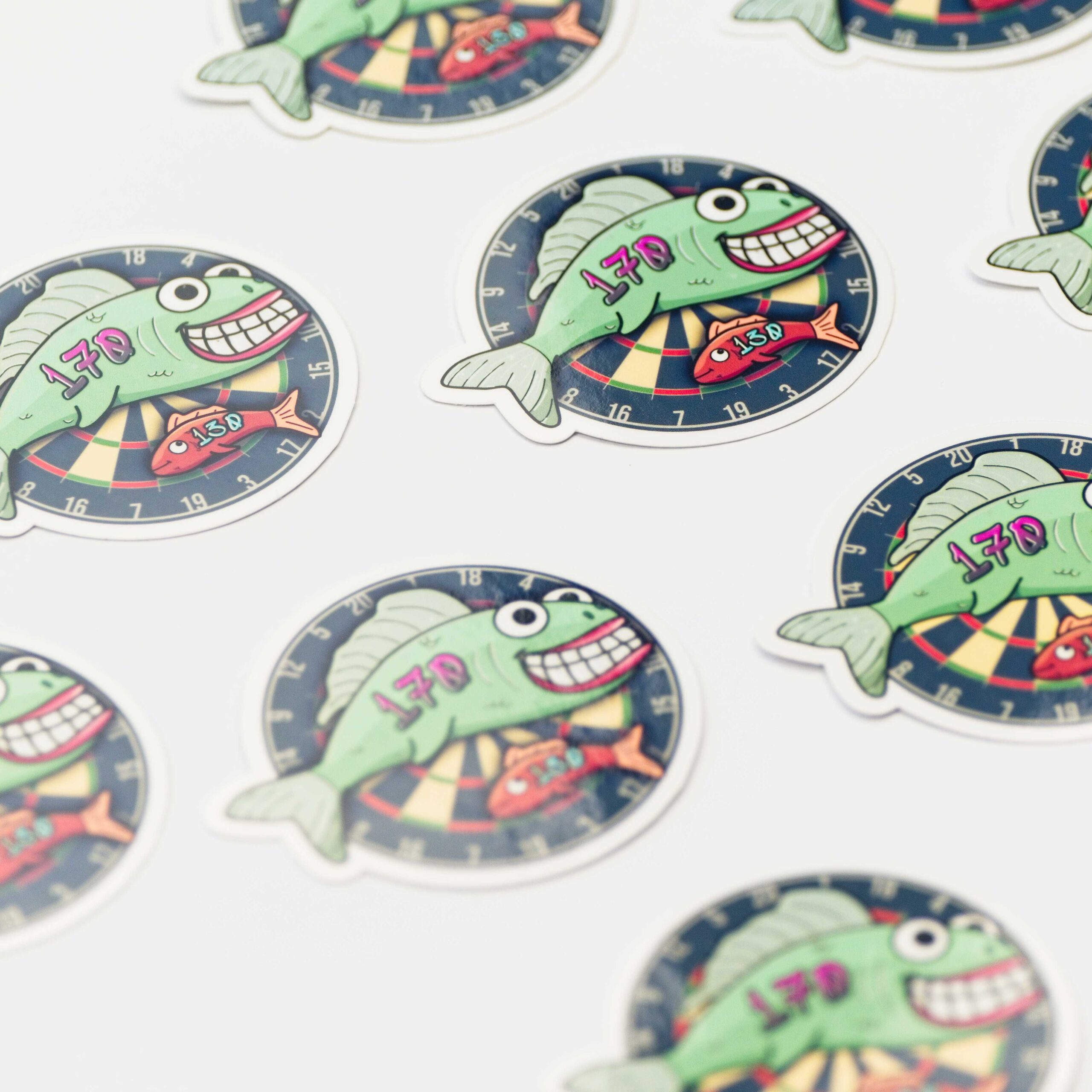 Big Fish Dart Sticker - Image 4
