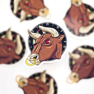 Bull’s Eye Dart Sticker