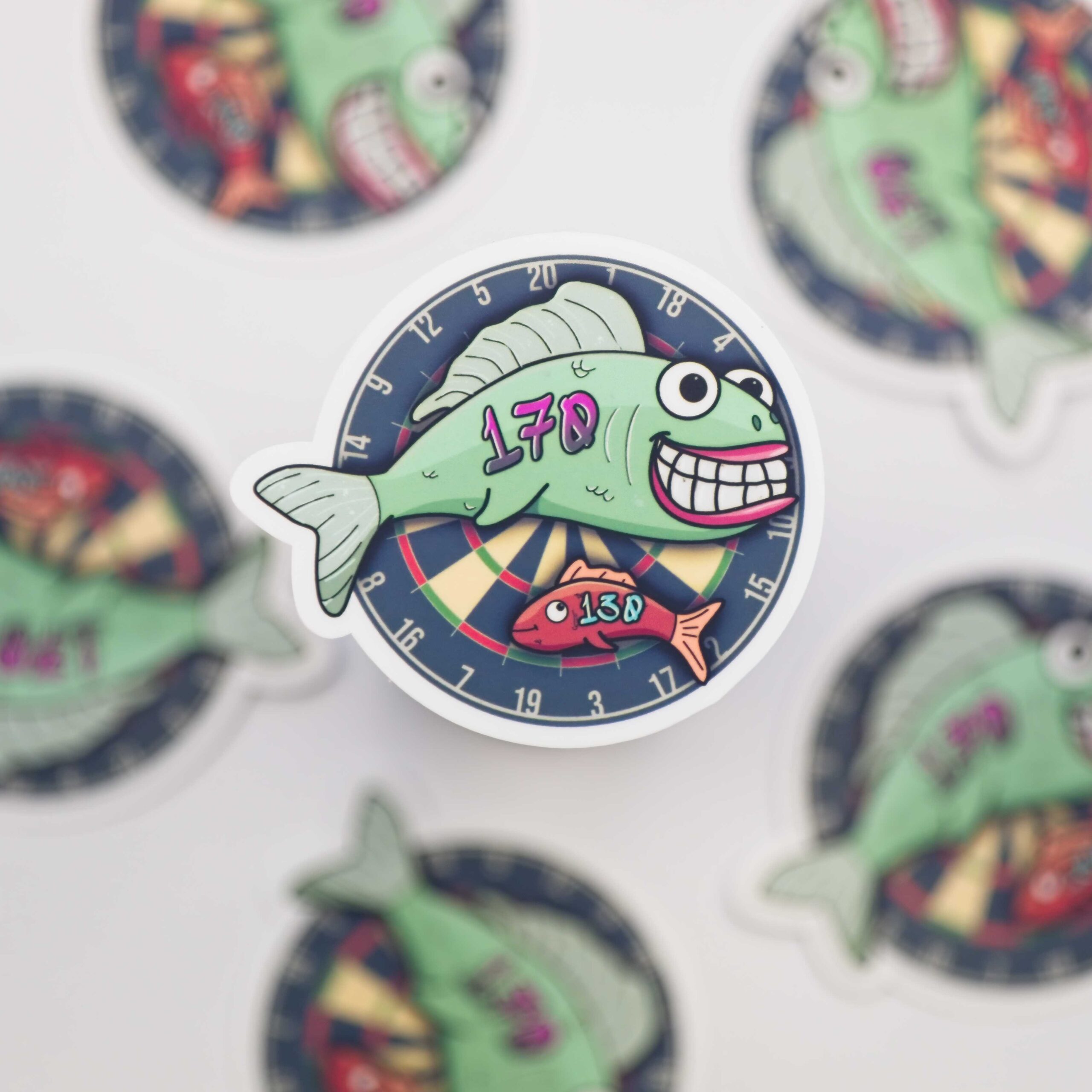 Big Fish Dart Sticker - Image 3
