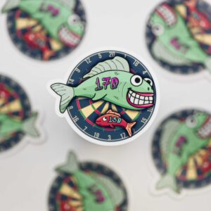 Big Fish Dart Sticker
