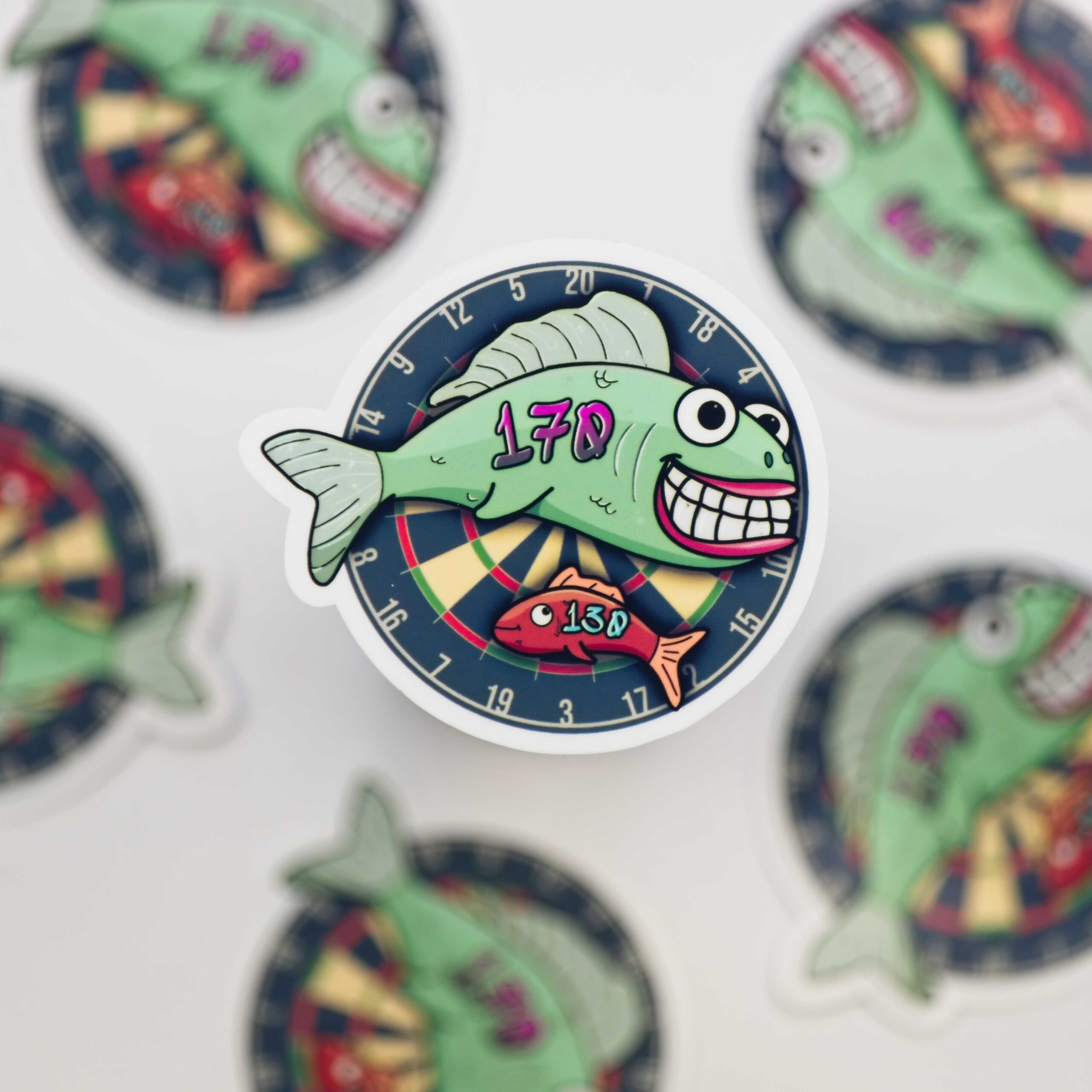 Big Fish Dart Sticker