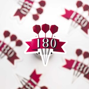 180 Dart Sticker